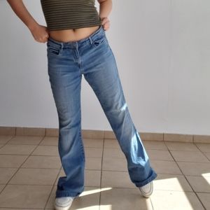 Low Rise Flare Jeans